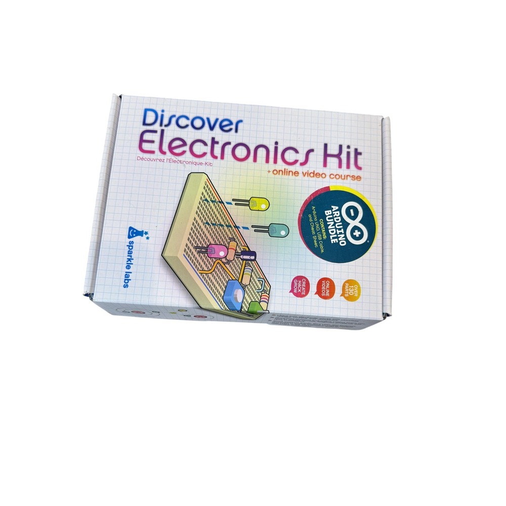Sparkle Labs Discover Electronics Kit Arduino‎ Bundle STEM Learning 12+ Projects